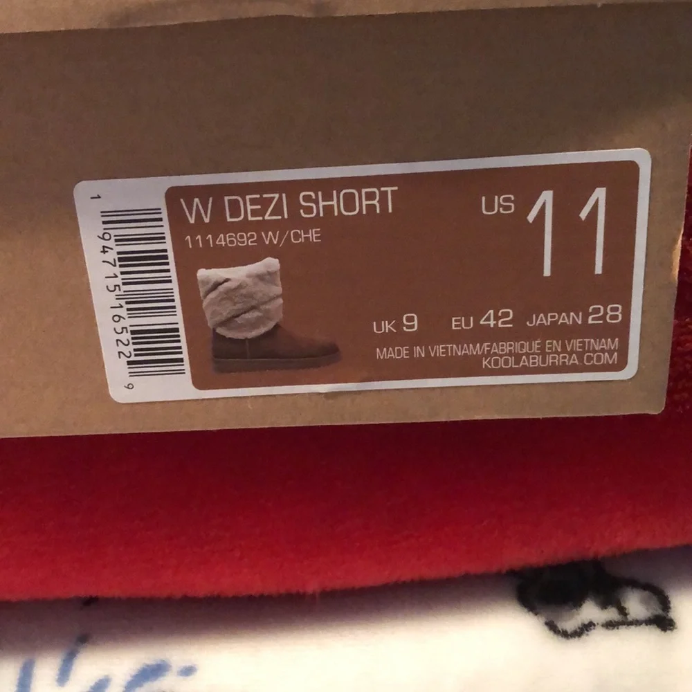 Brand new Koolaburra by Ugg W Dezi Short Chestnut - Picture 4 of 5